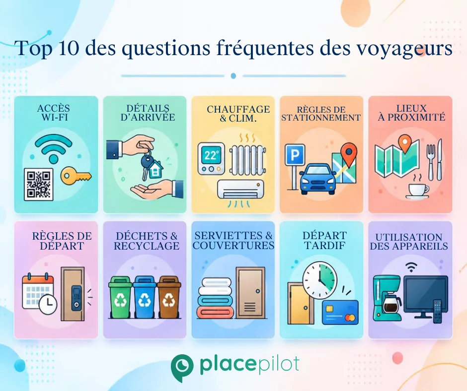 Les questions les plus fréquentes des invités