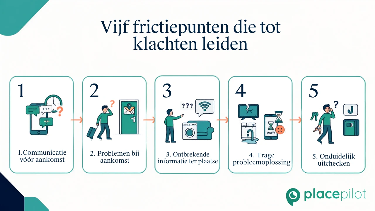Een digitale gastengids op je telefoon waarin je in één keer alle info over aankomst, parkeren en uitchecken kunt vinden