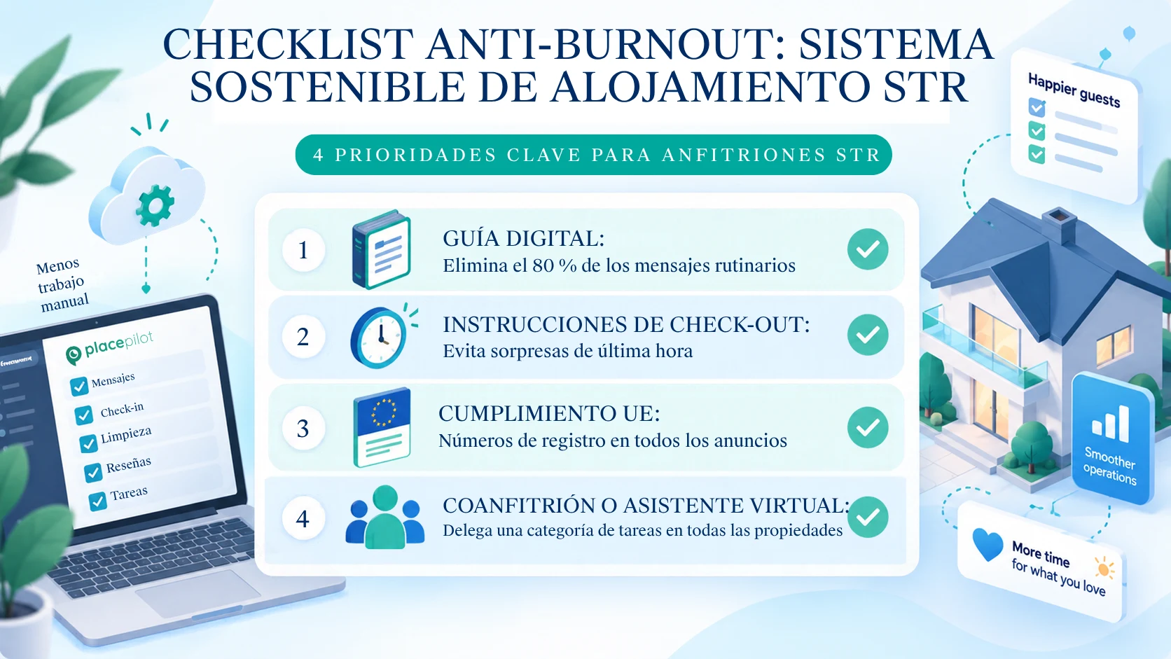 Lista de comprobación para prevenir el agotamiento