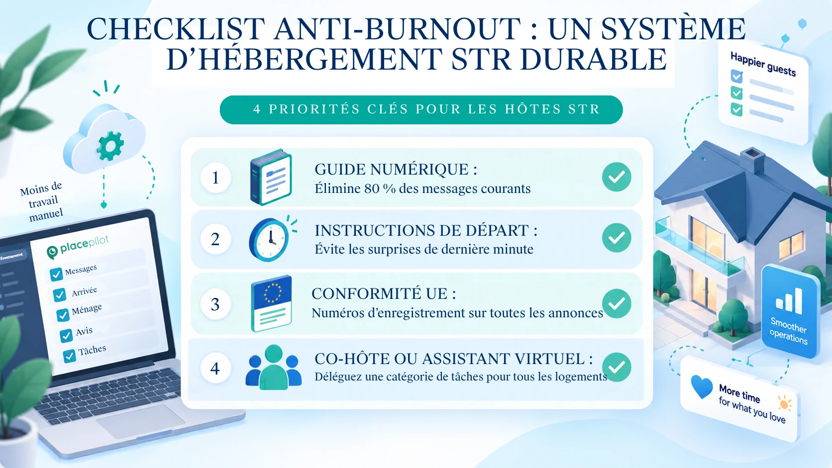 Liste de contrôle pour prévenir le burn-out