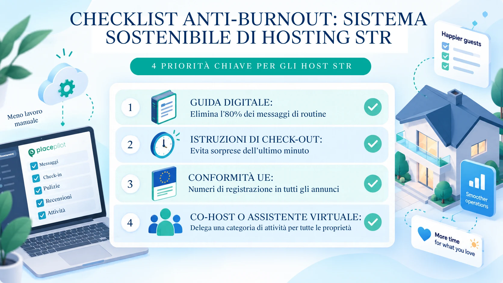 Lista di controllo per la prevenzione del burnout