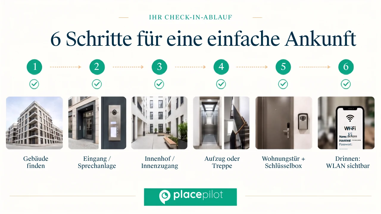 Was sollte in den Anweisungen zum Selbst-Check-in bei Airbnb stehen?