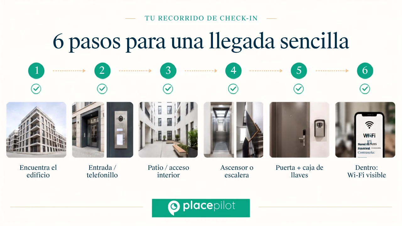 Qué incluir en las instrucciones de check-in autónomo de Airbnb