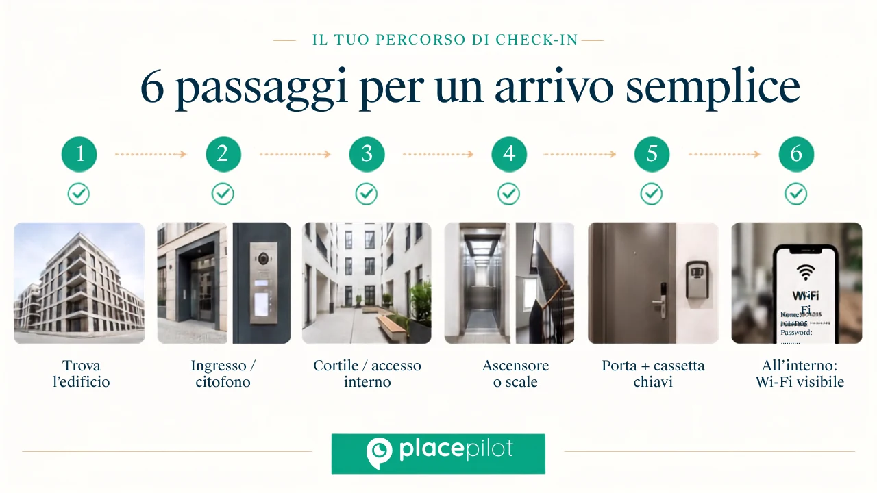 Cosa inserire nelle istruzioni per il check-in autonomo su Airbnb