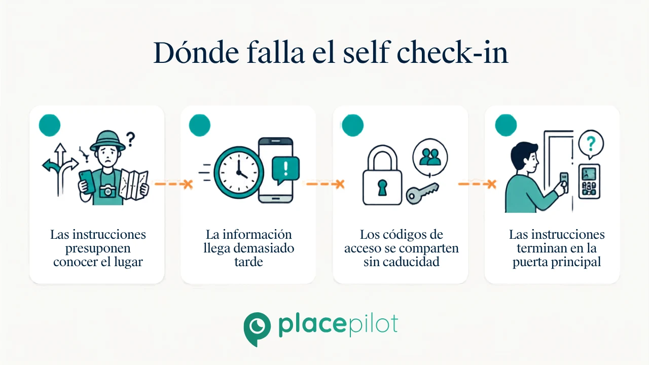 Problemas habituales en el check-in autónomo de Airbnb