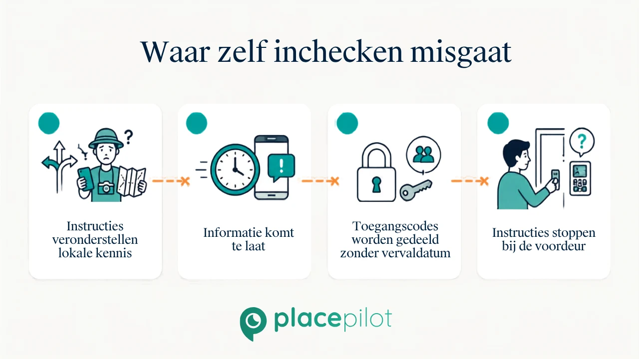 Veelvoorkomende problemen bij het zelf inchecken via Airbnb