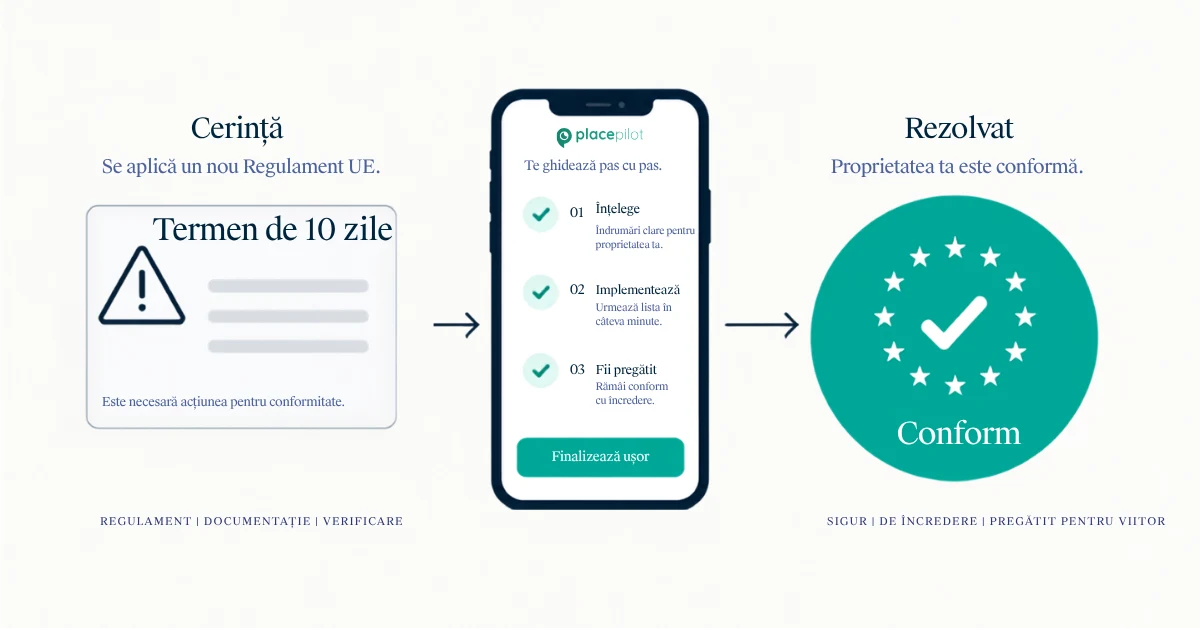 Lista de verificare conform Regulamentului UE 2024/1028 pentru gazdele europene care oferă închirieri pe termen scurt