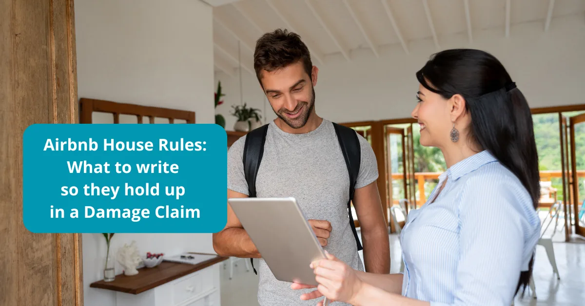 Airbnb house rules damage claims