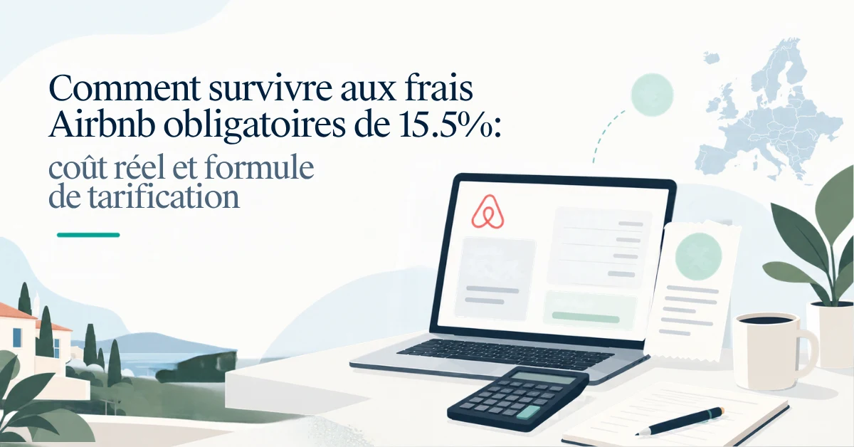 Un hôte Airbnb calcule les frais de 15,5 % réservés aux hôtes et les nouveaux tarifs à la nuitée